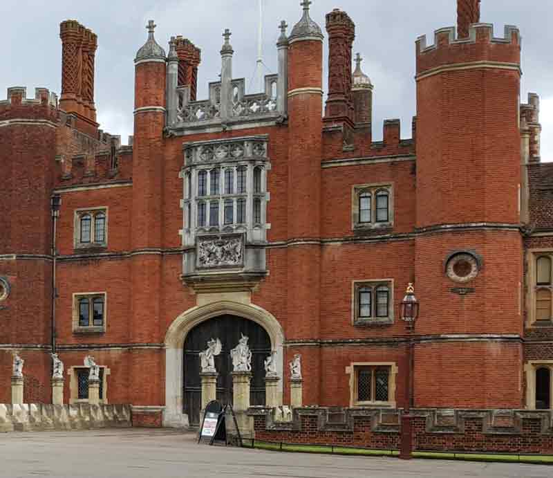 Gateway from the inner courtyard.