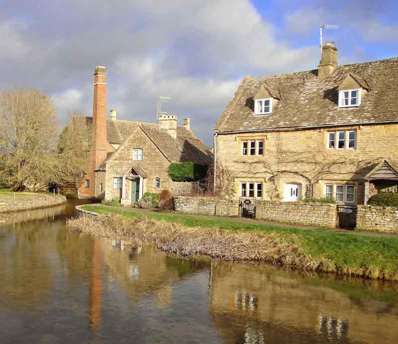 The watermill and River Eye.